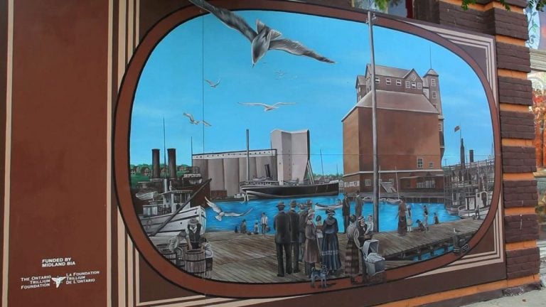 View of the Midland Harbour