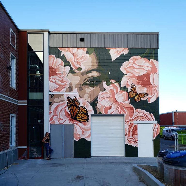 Manchester Square East Mural – The Lady of Manchester Square