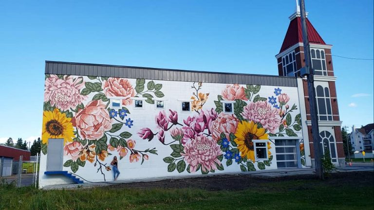 Manchester Square West Mural – Floral Wall