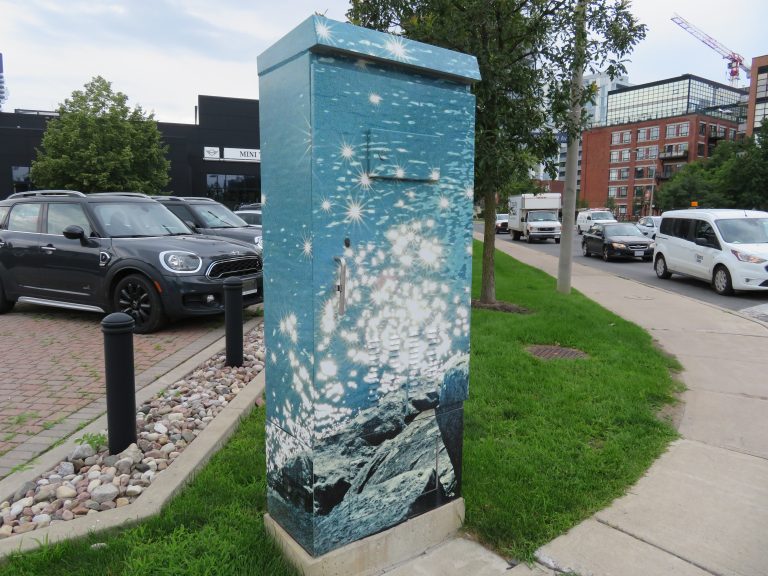 Signal Box at Broadview and Eastern