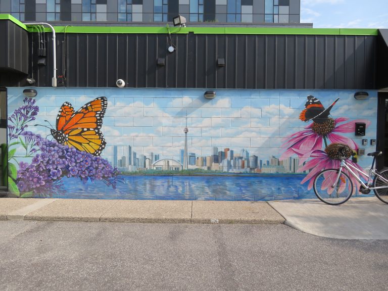 Green Storage Mural