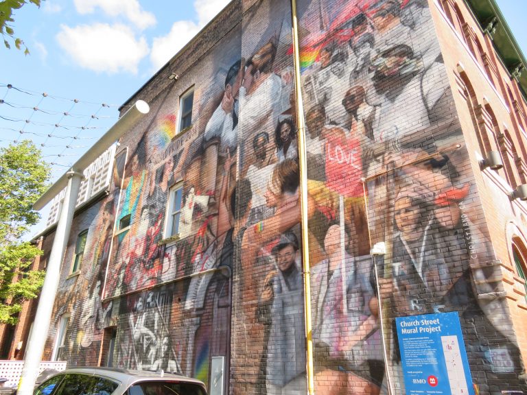 Mural at the 519