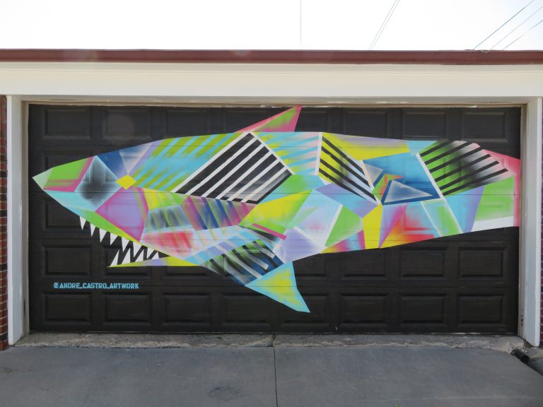 Laneway Light-Up Project – Mural by Andre Castro