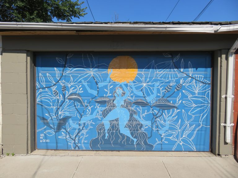 Laneway Light-Up Project – Mural by Avril Wu