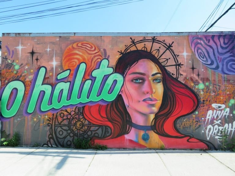 Laneway Light-Up Project – Mural by Anya Mielniczek & Oriah Scott