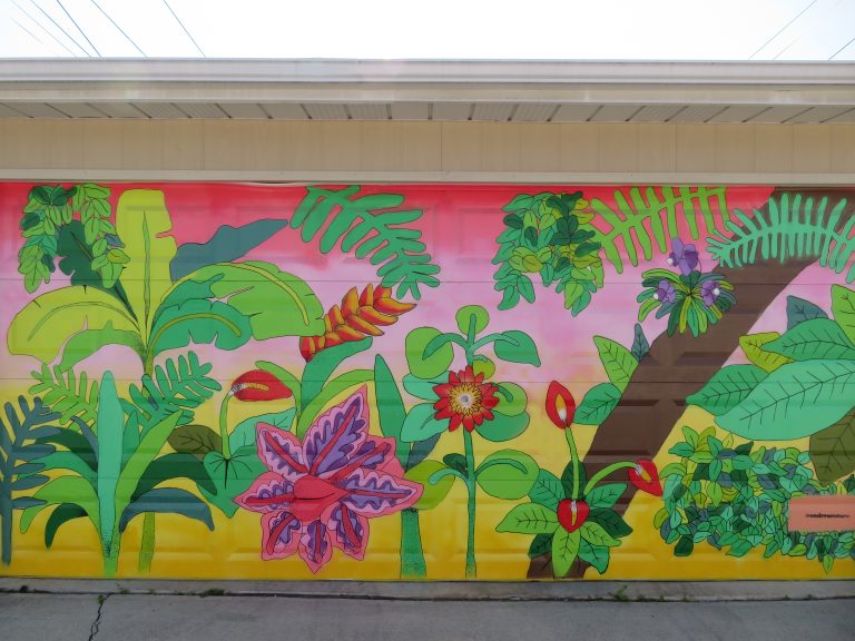 Laneway Light-Up Project – Mural by Andrea Rodriguez