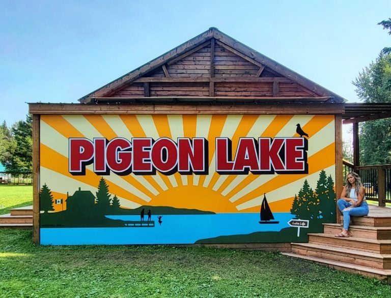 Pigeon Lake Music Festival Mural