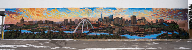 City of Edmonton skyline.